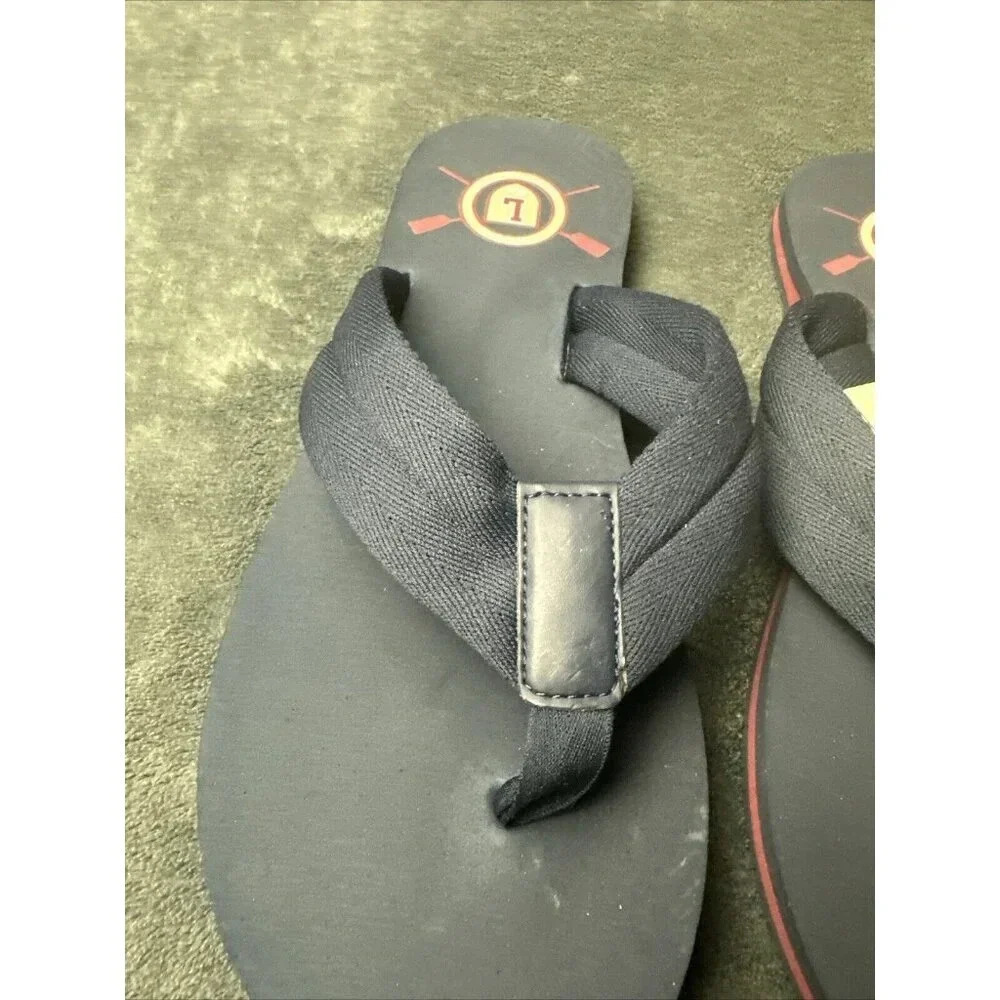 Lacoste Men's Randle TBC Flip Flop Rowing Club Blue Size 13 New - Picture 5 of 16